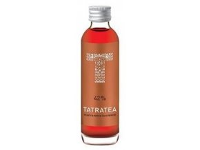 Tatratea 42% Peach Tea liqueur, miniatura, 0,04l