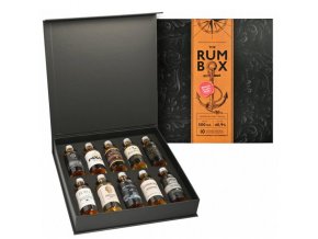 The Rum box, 40,9%, 10x0,05l