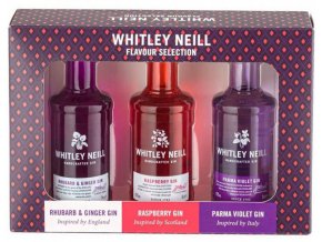 Whitley Neill Flavoured Trio Gins, 43%, 3x0,05l