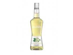 Monin Elderflower liqueur (bezový likér), 20%, 0,7l
