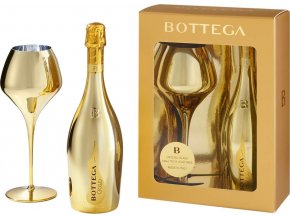 Gold Prosecco Spumante Brut DOC + sklenice, 0,75l