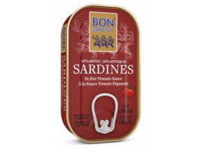 78370 sardinky v rajcatove pikantni omacce bon appetit 120g