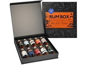 The Rum Box World Tour BLUE Edition, 41,4%, 10x0,05l