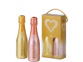 Bottega mini set Gold Prosecco + Rose Gold Pinot Nero, 2x0,2l