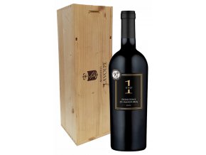 89706 masseria la volpe primitivo uno di manduria 2019 doc 1 5l v drevene kazete