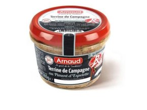 Arnaud Farmářská terina s paprikou Espelette "LABEL ROUGE", 180g