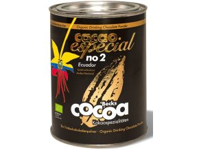 Becks Cocoa BIO rozpustná čokoláda "ESPECIAL" No. 2, z Ekvádora 55%, 250g