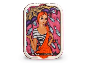 La Perle des Dieux La Perle Francouzké sardinky v extra panenském oliv.oleji  "Lulu en sari indien"  115g
