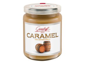 Grashoff Karamelový krém s 73% jamajským rumem, sklo, 250g