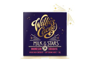 Willies Cacao Willie's Cacao Čokoláda mléčná MILK OF THE STARS, Indonesian Surubaya 54%, 50g
