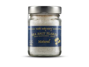 SALT ODYSSEY Mořská sůl ve vločkách  "NATURAL", sklo 100g
