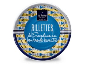 La Perle des Dieux La Perle Rillety ze sardinek na pravém másle, 80g