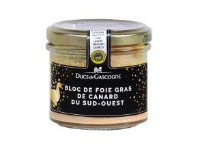 Ducs de Gascogne Kachní Foie Gras z Jihozápadu Francie v bloku (sklo), 90g