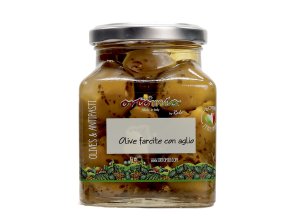 Ortomio Olivy plněné česnekem, 314 ml/280 g