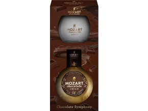 Mozart Chocolate Gold Cream se skleničkou, 17 , 0,5l