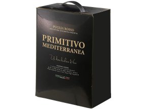 Primitivo Mediterranea Puglia, bag in box, 3l