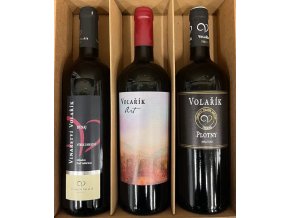 Červená trojka vín Volařík, 3x0,75l