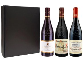 Châteauneuf du Pape v dárkové krabici, 3x0,75l