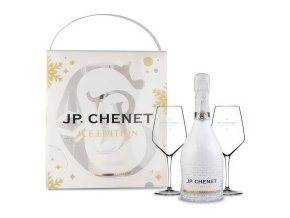 j p chenet sparkling ice demi sec kazeta s 2 sklenickami 0 75l