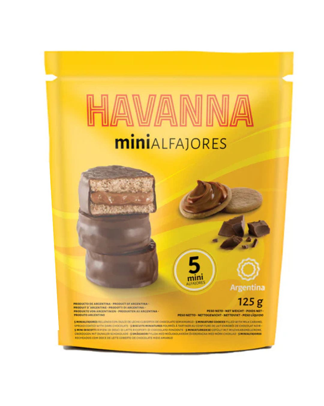 Mini Alfajores HAVANNA Chocolate 5 doypack