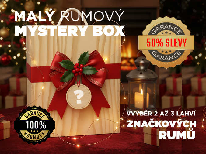 Malý rumový MYSTERY BOX (3 lahve prémiových rumů)