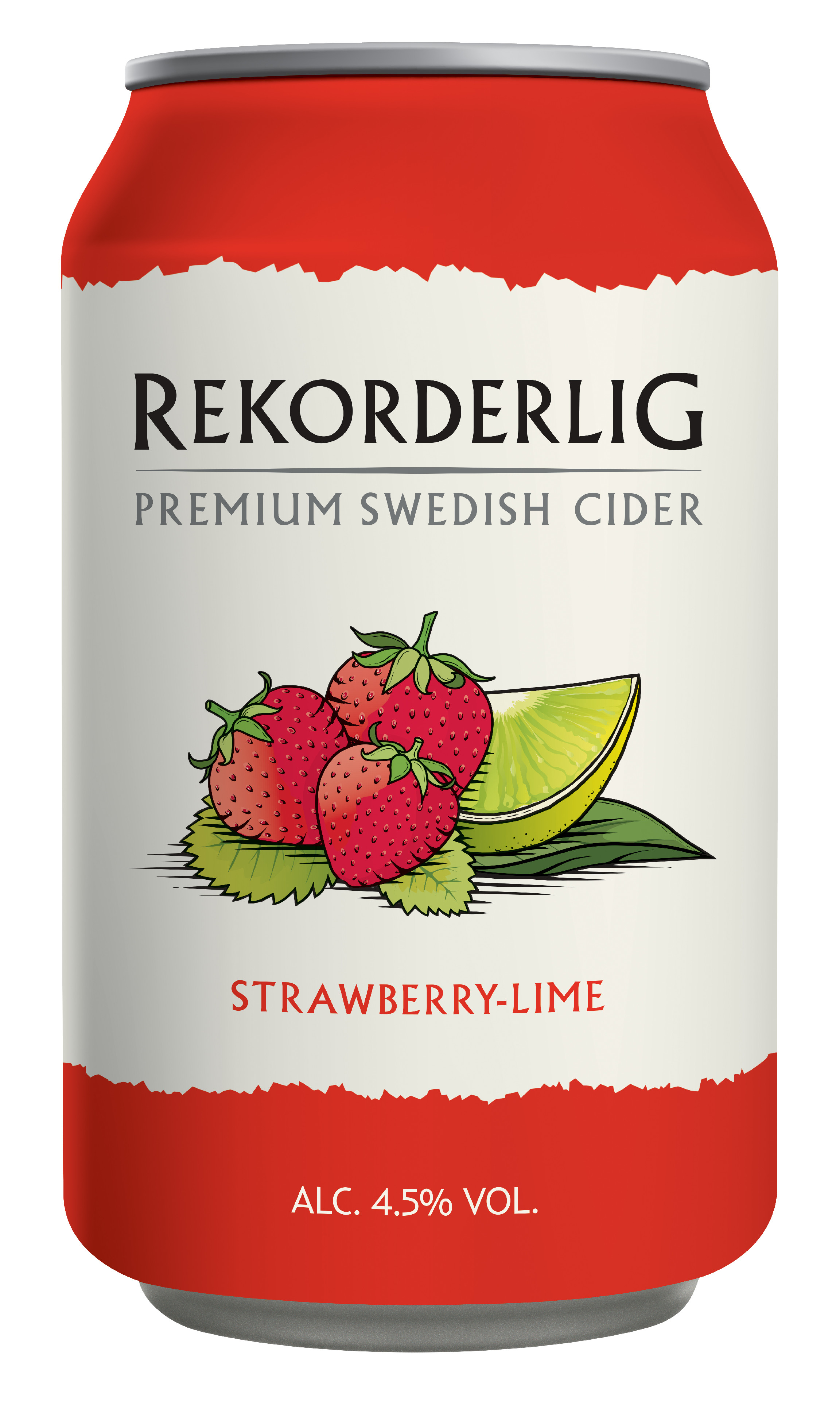Rekorderlig Cider StrawberryLime, plech, 24x 0,33l Winehouse.cz