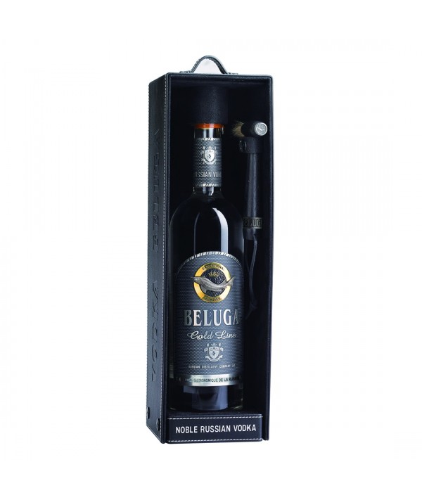 Beluga, Gold Line Leather box, 40%, 0,7l