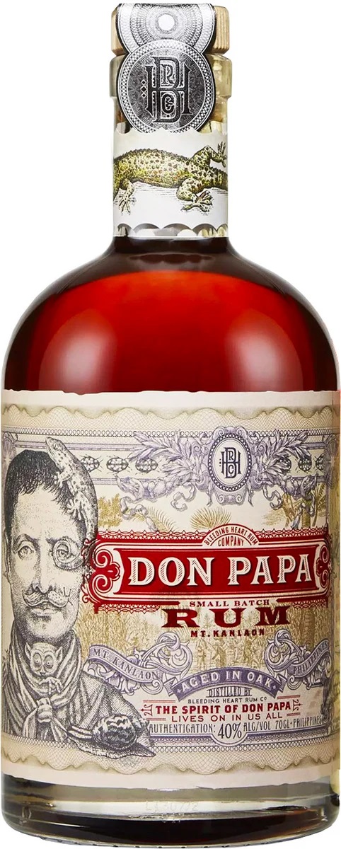 Don Papa 0,7l 40% (holá láhev)
