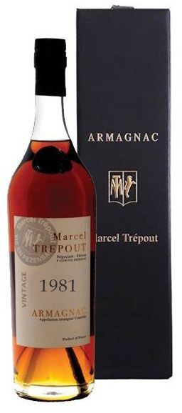 Marcel Trépout Armagnac Vintage 42% 1981 0,7 l (holá láhev)