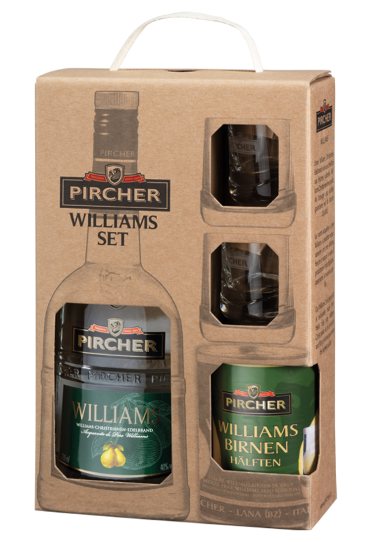 Pircher Williams Pircher Williams, dárkový set, 40%, 0,7l