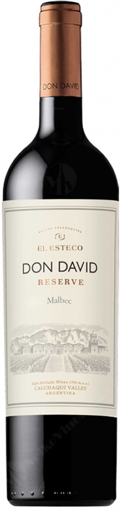 M.TORINO MALBEC reserve DON DAVID 0,75L