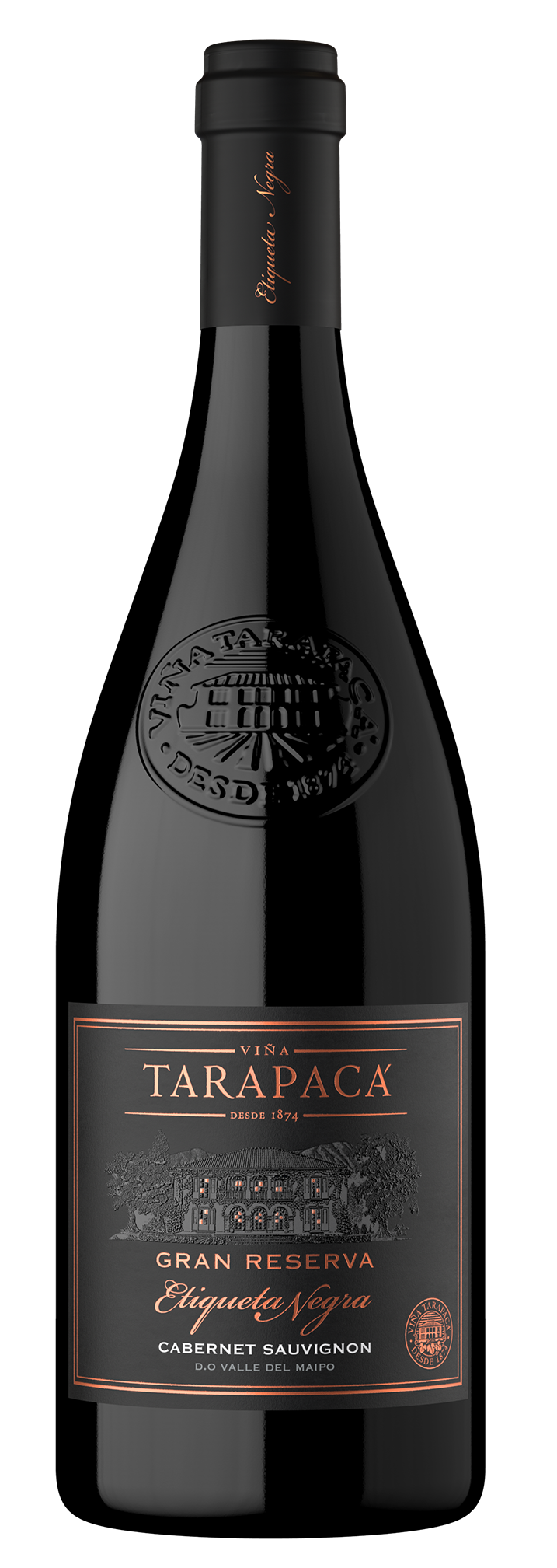 Tarapacá - Cabernet Sauvignon, 2019, Gran reserva Etiqueta Negra, 0,75l
