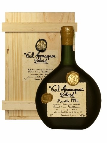 Armagnac Delord 1994 0,7l 40% Dřevěný box