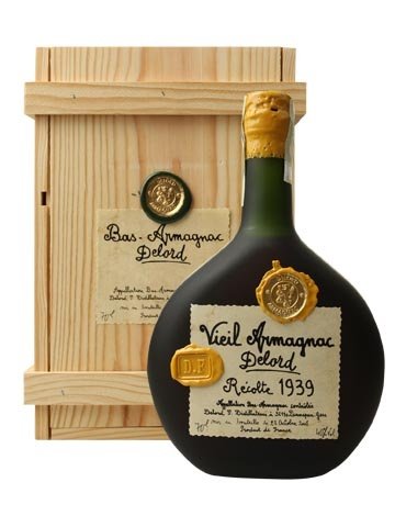 Armagnac Delord Millésimés 1939 40% 0,7 l (kazeta)