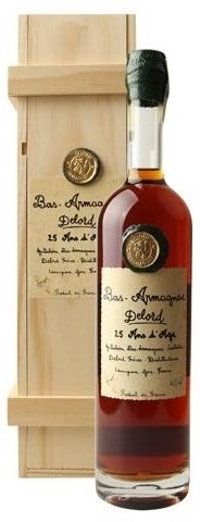 ARMAGNAC DELORD 25 ANS D´AGE 40% 0,7 (Dřevěný obal)