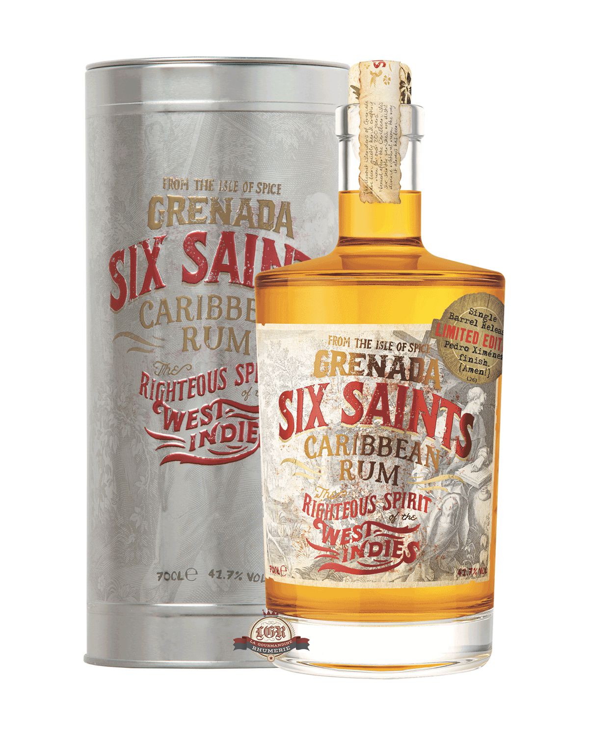 Lost Distillery Six Saints Rum, 0,7l (holá lahev)