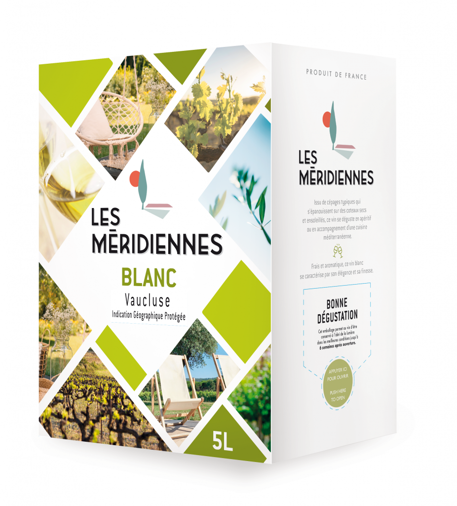 Marrenon - Les Méridiennes blanc, bag in box, 5l