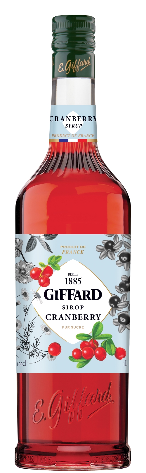 Giffard Cranberry - brusinkový sirup 1l