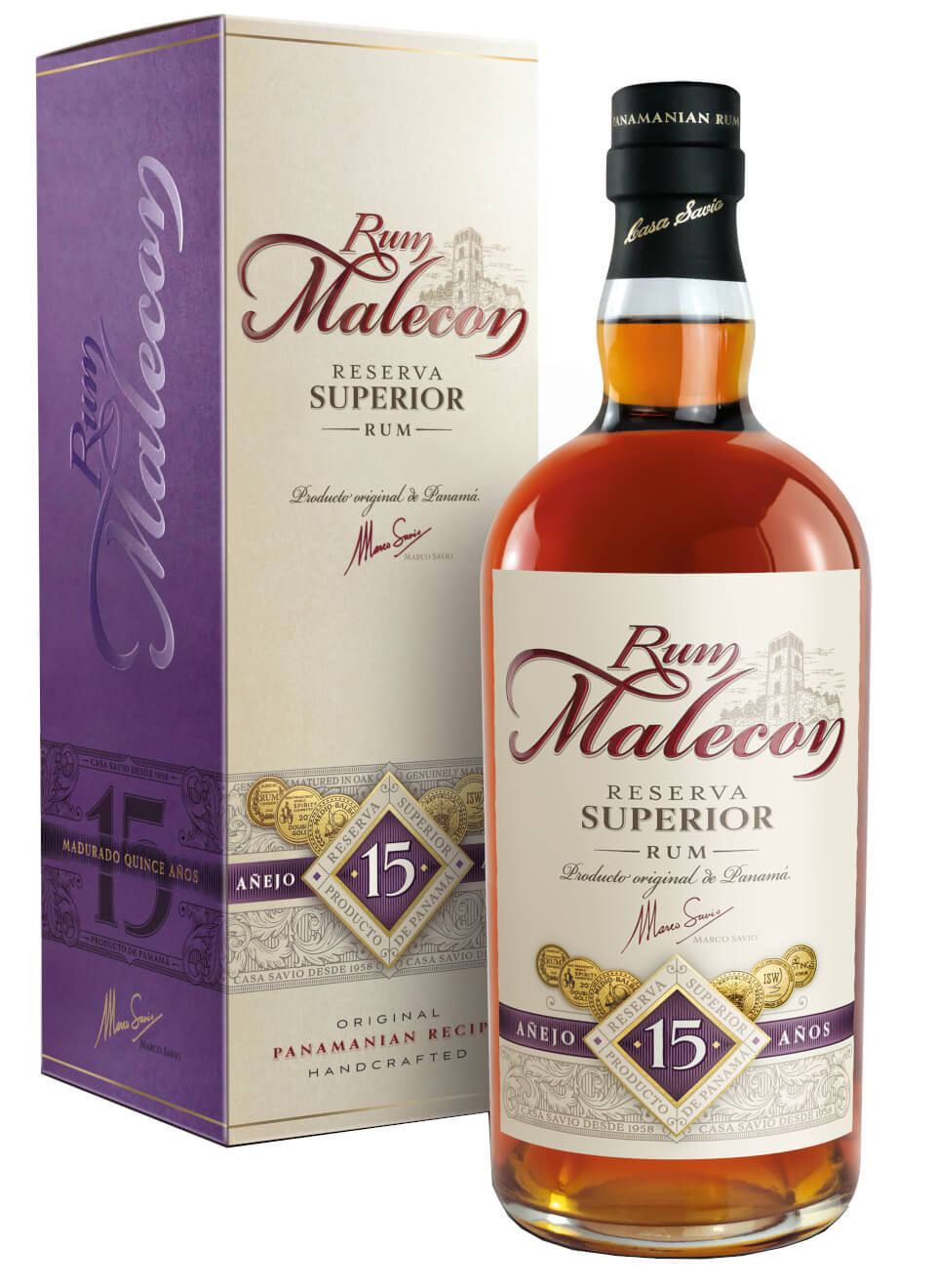 Rum Malecon Malecon Reserva Superior 15 YO Rum, 40%, 0,7l