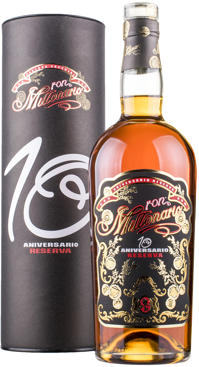 Millonario 10 Aniversario Reserva Rum + Tuba, 0,7l