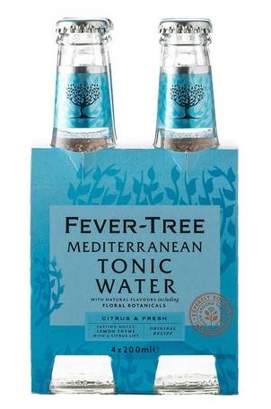 Fever-Tree Fever Tree Mediterranean Tonic Water, 4x 200ml (4 pack)