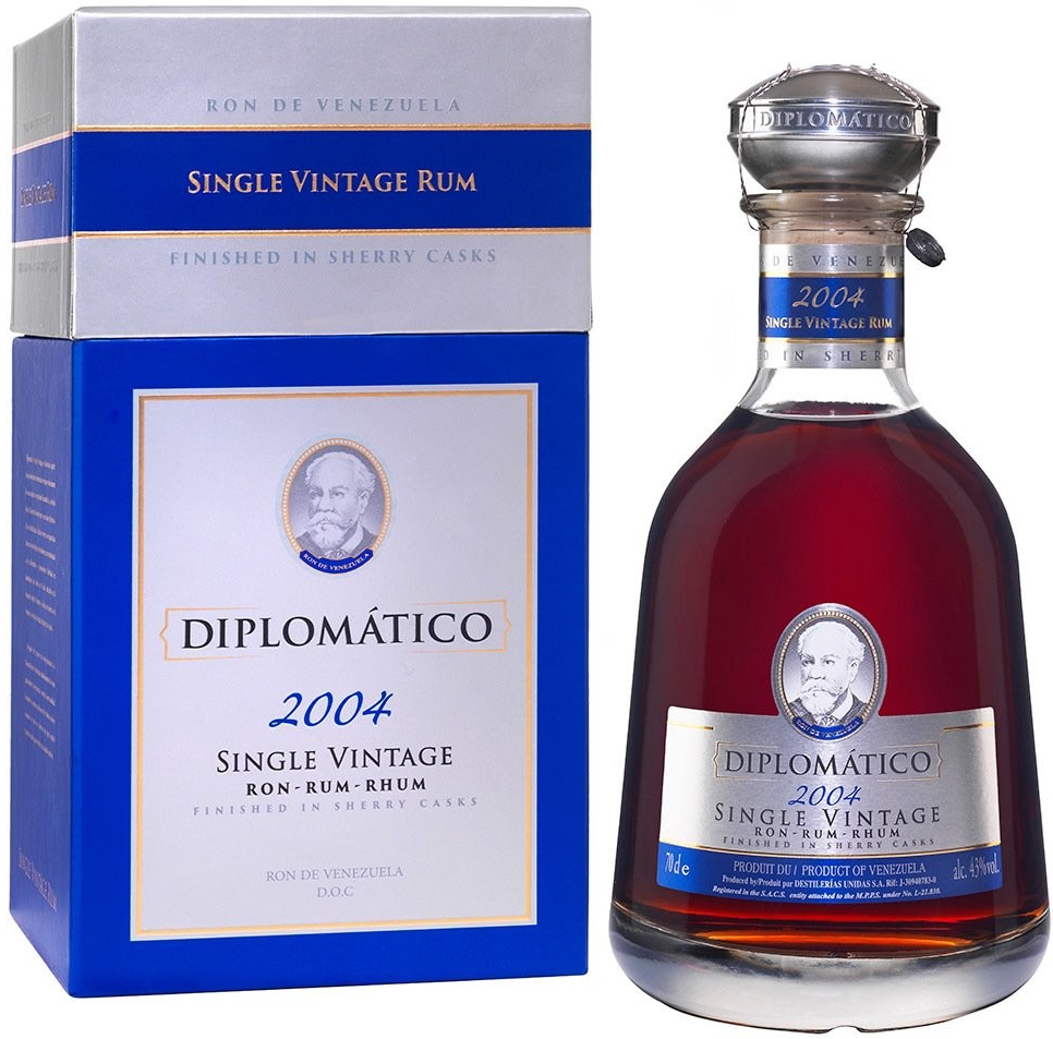 Diplomático Diplomatico Single Vintage 2008 43% 0,7 l