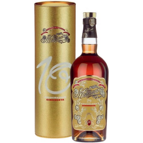 Millonario 10 Aniversario Cincuenta Rum + Tuba, 0,7l