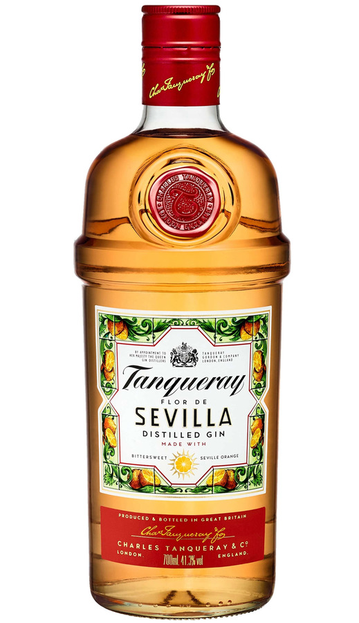 Gin Tanqueray Flor De Sevilla 41,3% 1l (holá láhev)