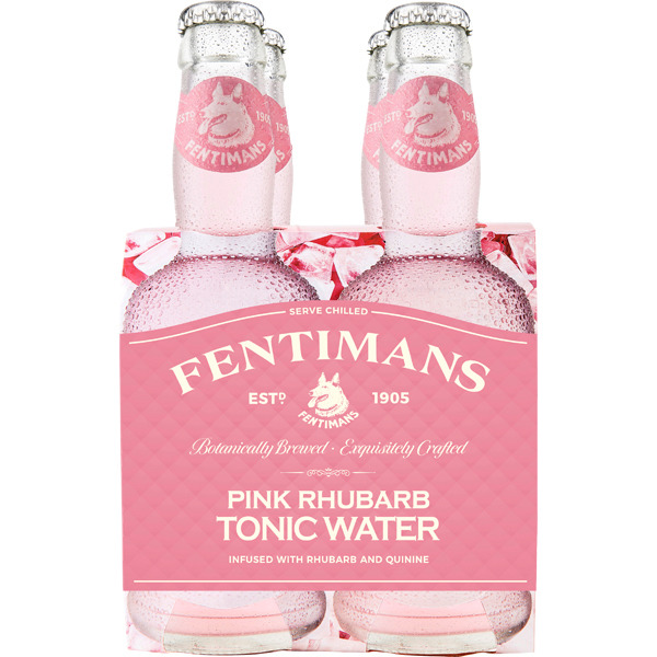 Fentimans Pink Rhubarb Tonic 200ml x 4 ks (4 pack)