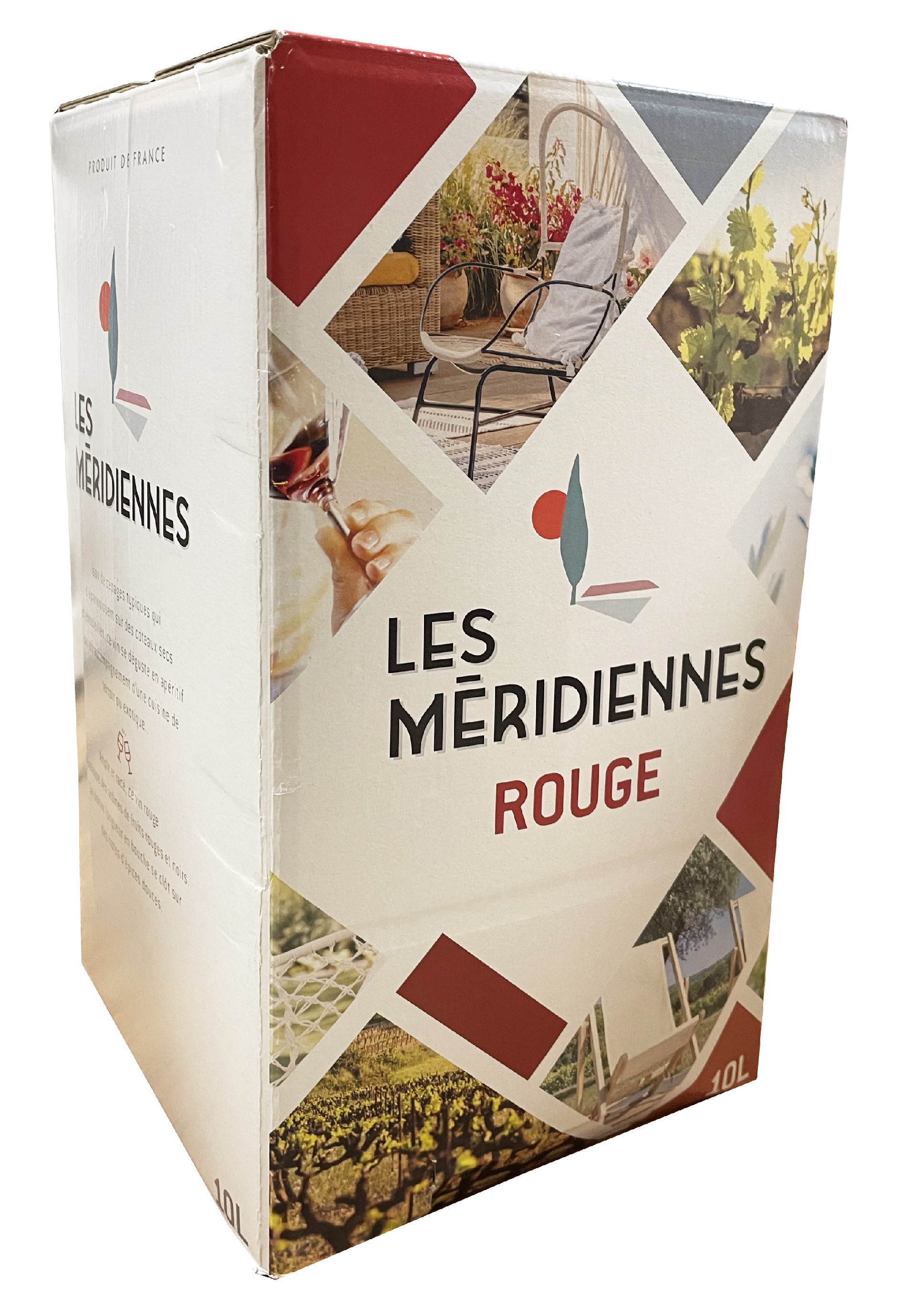Marrenon - Les Méridiennes rouge, bag in Box, 10l