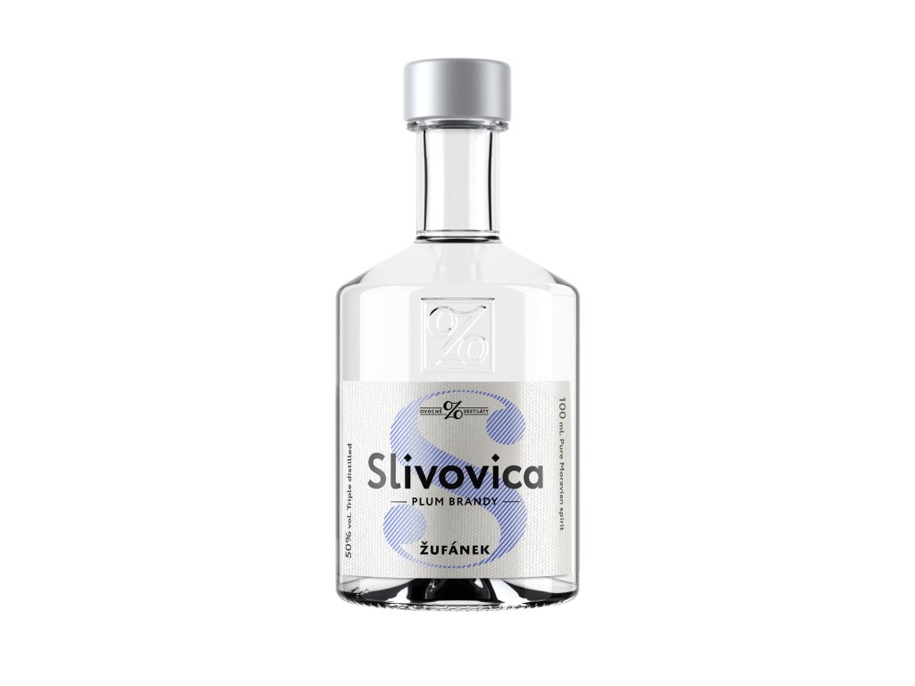 Žufánek Slivovica, miniatura, 50%, 0,1l