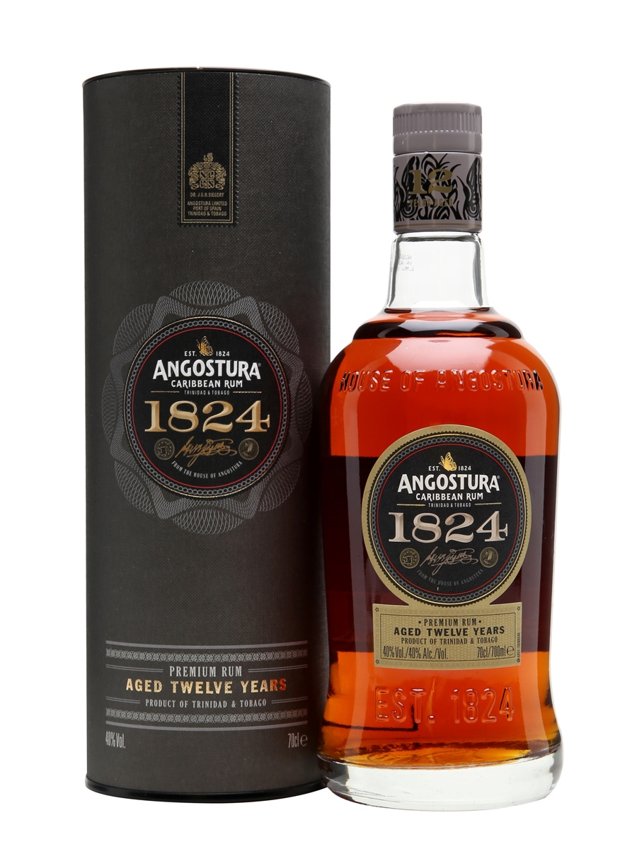 Angostura 1824 rum + Tuba, 40%, 0,7l