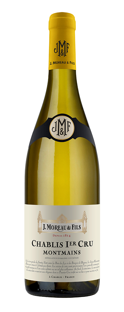 Chablis Premier Cru Montmains 2021 - J. Moreau & Fils, 0,75l