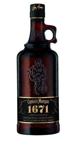 Captain Morgan 1671 Commemorative Blend Spiced, 35%, 0,7l (holá lahev)